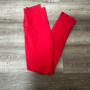 ETHOS red leggings size M